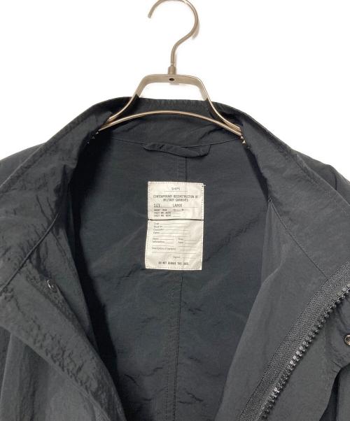 SHIPS（シップス）SHIPS (シップス) M90 SWEDISH MILITARY COAT ミリタリーコート ブラック サイズ:Lの古着・服飾アイテム