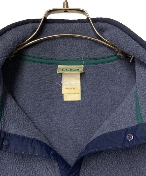 L.L.Bean（エルエルビーン）L.L.Bean (エルエルビーン) フリースジャケット ネイビー サイズ:タグ劣化によりサイズ不明の古着・服飾アイテム