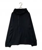 meanswhileミーンズワイル）の古着「SOLOTEX Waffle Balaclava Hoodie」｜ブラック