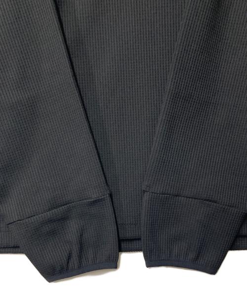 meanswhile（ミーンズワイル）meanswhile (ミーンズワイル) SOLOTEX Waffle Balaclava Hoodie ブラック サイズ:03の古着・服飾アイテム