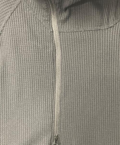 meanswhile（ミーンズワイル）meanswhile (ミーンズワイル) SOLOTEX Waffle Balaclava Hoodie ブラック サイズ:03の古着・服飾アイテム