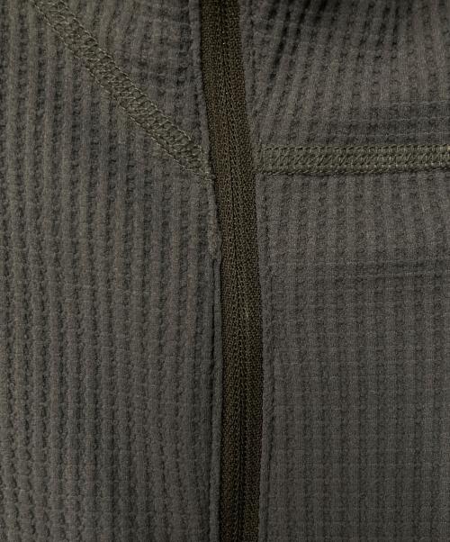 meanswhile（ミーンズワイル）meanswhile (ミーンズワイル) SOLOTEX Waffle Balaclava Hoodie グレー サイズ:03の古着・服飾アイテム