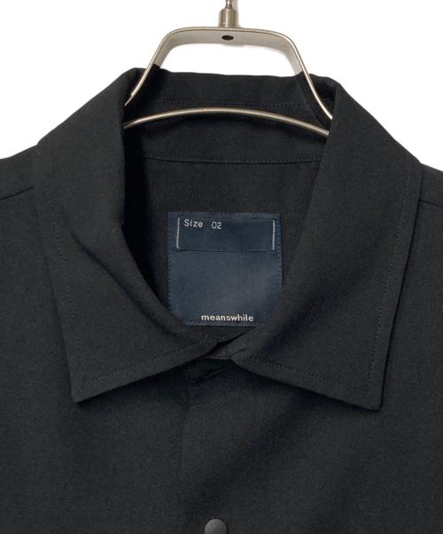 meanswhile（ミーンズワイル）meanswhile (ミーンズワイル) Uniform SH ブラック サイズ:02の古着・服飾アイテム
