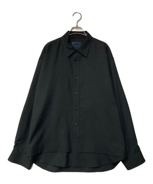 meanswhile（ミーンズワイル）meanswhile (ミーンズワイル) Breathable Side Slit L/S SH ブラック サイズ:02の古着・服飾アイテム