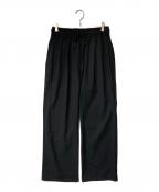 meanswhileミーンズワイル）の古着「Breathable Wide Slacks」｜ブラック