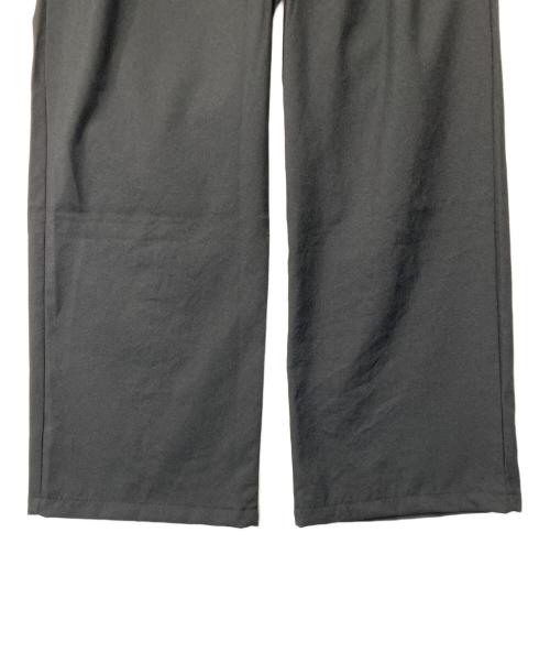 meanswhile（ミーンズワイル）meanswhile (ミーンズワイル) Breathable Wide Slacks ブラック サイズ:02の古着・服飾アイテム