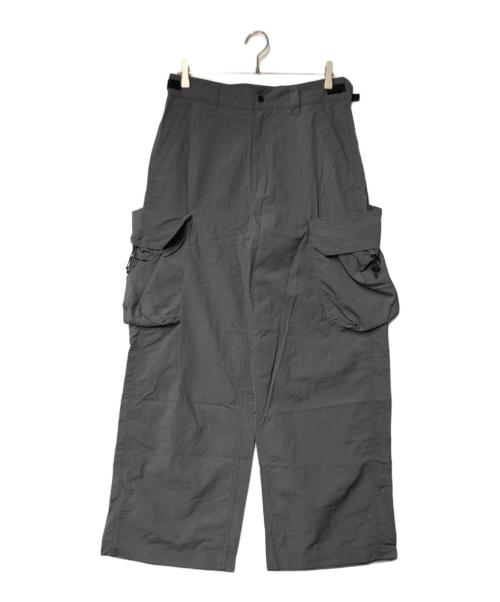 meanswhile（ミーンズワイル）meanswhile (ミーンズワイル) Nylon Luggage Cargo PT グレー サイズ:3の古着・服飾アイテム