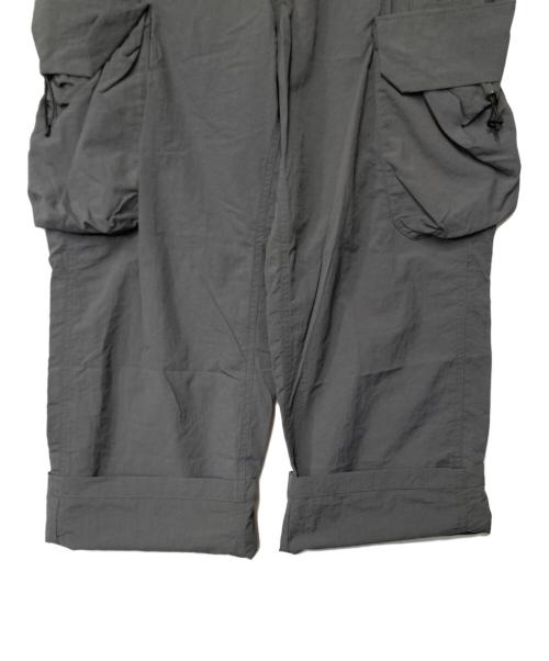 meanswhile（ミーンズワイル）meanswhile (ミーンズワイル) Nylon Luggage Cargo PT グレー サイズ:3の古着・服飾アイテム