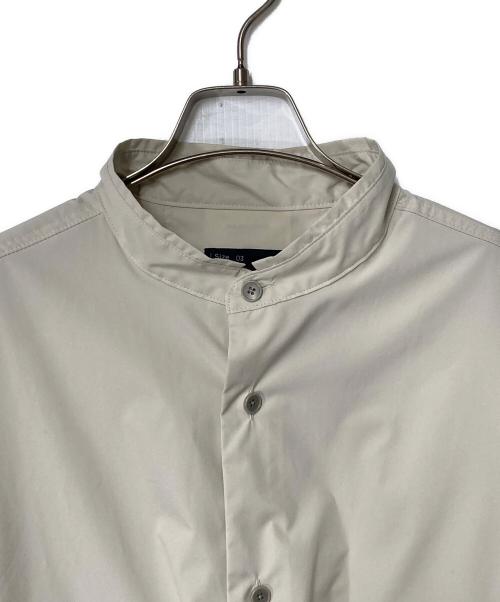 meanswhile（ミーンズワイル）meanswhile (ミーンズワイル) Feather Smooth Officer’s SH ベージュ サイズ:03の古着・服飾アイテム