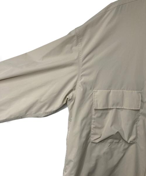 meanswhile（ミーンズワイル）meanswhile (ミーンズワイル) Feather Smooth Officer’s SH ベージュ サイズ:03の古着・服飾アイテム
