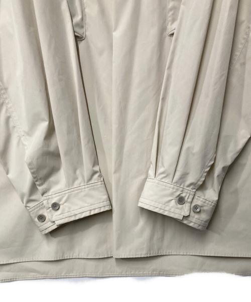 meanswhile（ミーンズワイル）meanswhile (ミーンズワイル) Feather Smooth Officer’s SH ベージュ サイズ:03の古着・服飾アイテム