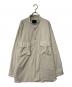 meanswhile（ミーンズワイル）の古着「Feather Smooth Officer’s SH」｜ベージュ