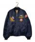 AVIREX（アヴィレックス）の古着「L-2 BLUE ANGLES F-14 フライトジャケット」｜ネイビー