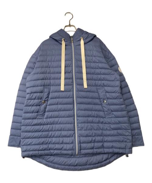 Leilian（レリアン）Leilian (レリアン) HEYER ダウン フーデッドコート ブルー サイズ:13+の古着・服飾アイテム