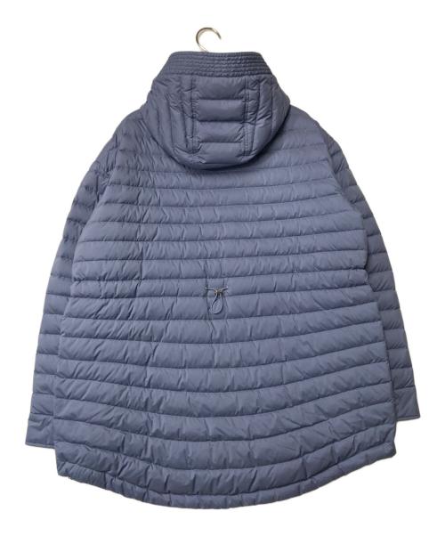 Leilian（レリアン）Leilian (レリアン) HEYER ダウン フーデッドコート ブルー サイズ:13+の古着・服飾アイテム