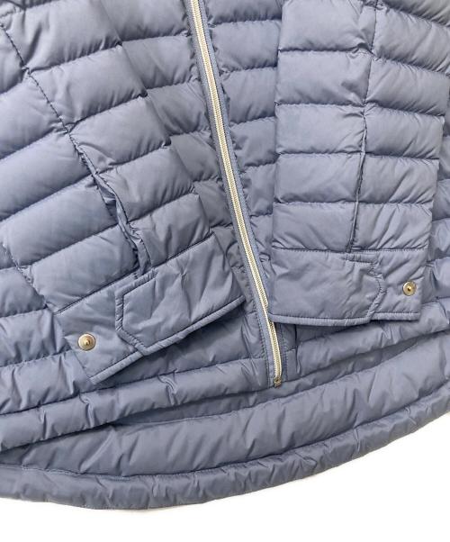 Leilian（レリアン）Leilian (レリアン) HEYER ダウン フーデッドコート ブルー サイズ:13+の古着・服飾アイテム