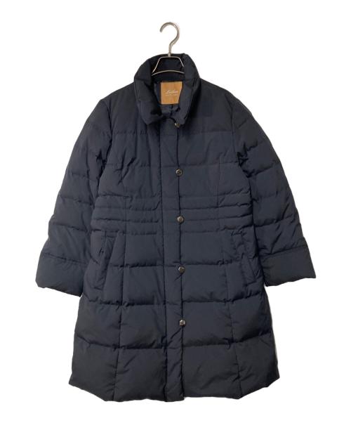 Leilian WHITE LABEL（レリアン ホワイトレーベル）Leilian WHITE LABEL (レリアン ホワイトレーベル) ショールダウンコート ネイビー サイズ:13の古着・服飾アイテム