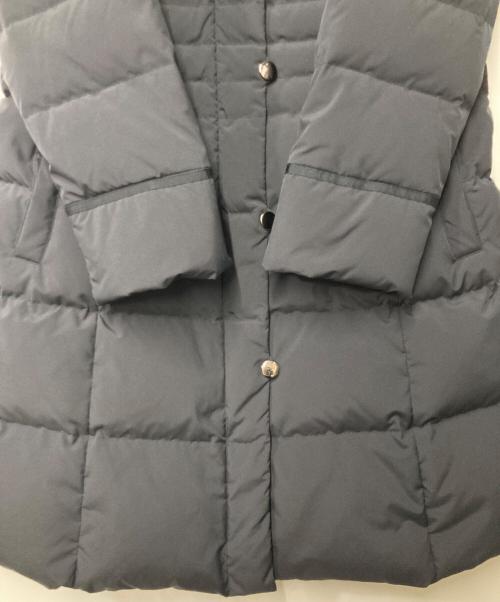 Leilian WHITE LABEL（レリアン ホワイトレーベル）Leilian WHITE LABEL (レリアン ホワイトレーベル) ショールダウンコート ネイビー サイズ:13の古着・服飾アイテム