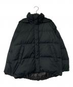 green label relaxingグリーンレーベルリラクシング）の古着「フード ショート ダウン コート ウォッシャブル 撥水」｜ブラック