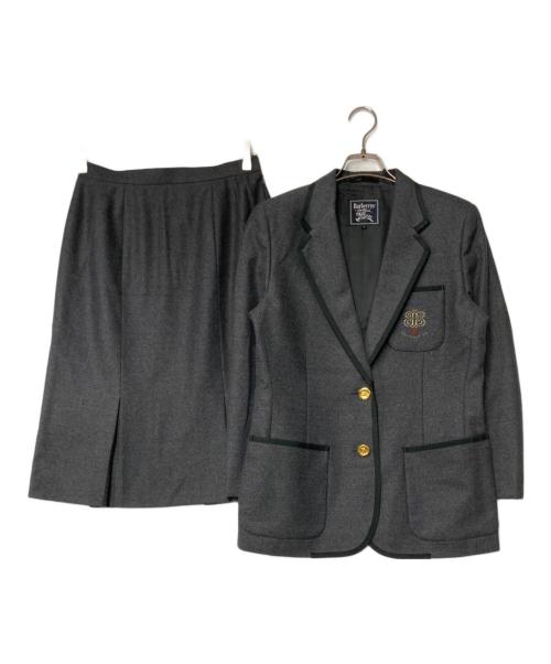 Burberry's（バーバリーズ）Burberry's (バーバリーズ) スカート ウールセットアップ グレー サイズ:7ARの古着・服飾アイテム