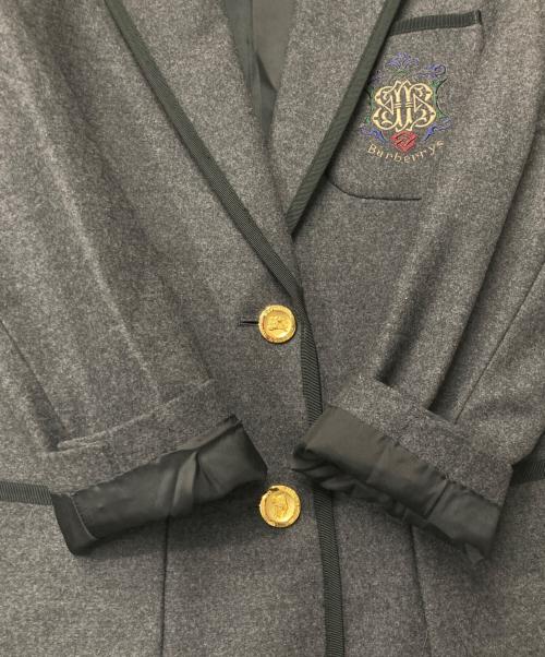 Burberry's（バーバリーズ）Burberry's (バーバリーズ) スカート ウールセットアップ グレー サイズ:7ARの古着・服飾アイテム