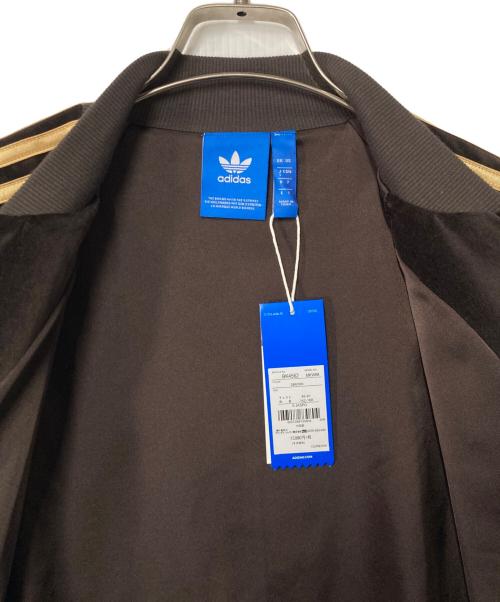 adidas Originals（アディダスオリジナル）adidas originals (アディダスオリジナル) BEAUTY&YOUTH (ビューティーアンドユース) 別注 VELOUR TRACK JACKET ブラウン サイズ:Sの古着・服飾アイテム