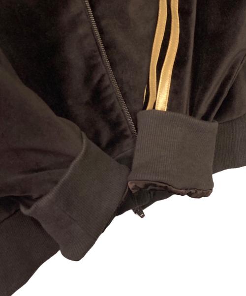 adidas Originals（アディダスオリジナル）adidas originals (アディダスオリジナル) BEAUTY&YOUTH (ビューティーアンドユース) 別注 VELOUR TRACK JACKET ブラウン サイズ:Sの古着・服飾アイテム