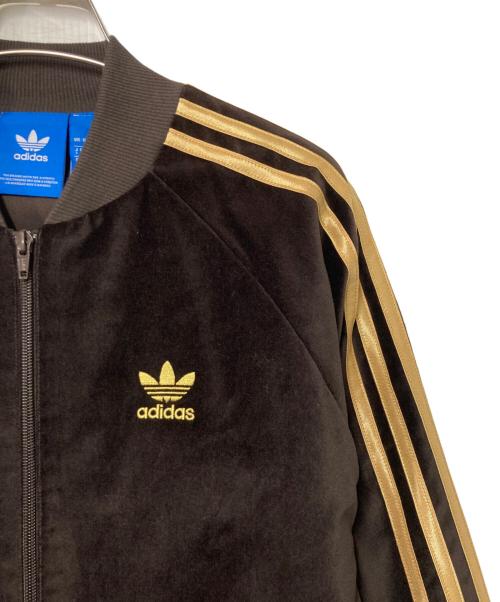 adidas Originals（アディダスオリジナル）adidas originals (アディダスオリジナル) BEAUTY&YOUTH (ビューティーアンドユース) 別注 VELOUR TRACK JACKET ブラウン サイズ:Sの古着・服飾アイテム