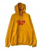 JORDAN×cactus jackジョーダン×カクタス・ジャック）の古着「プルオーバーパーカー」｜イエロー×レッド