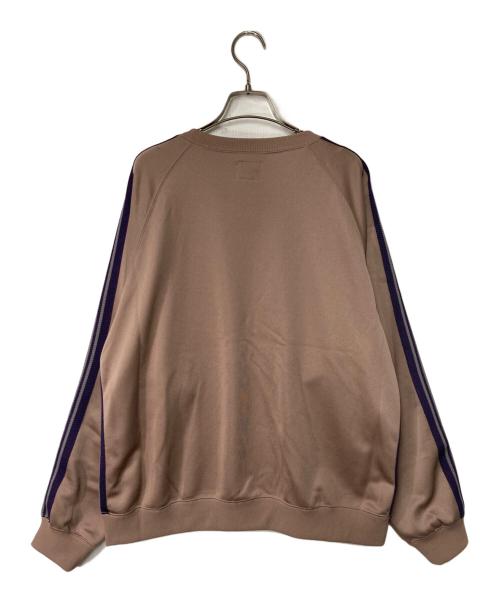 Needles（ニードルズ）Needles (ニードルズ) Track Crew Neck Shirt ブラウン×パープル サイズ:Lの古着・服飾アイテム