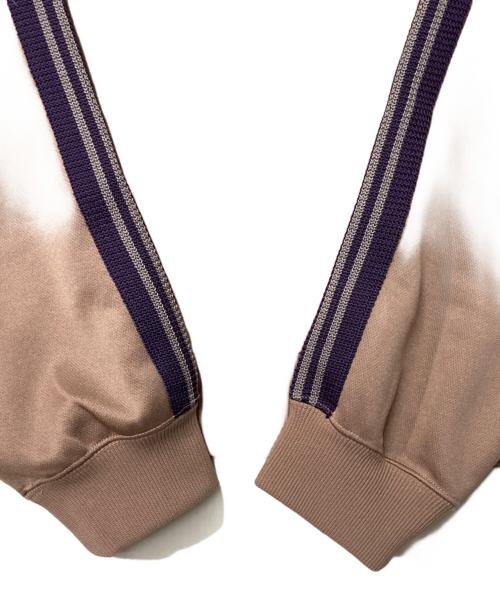 Needles（ニードルズ）Needles (ニードルズ) Track Crew Neck Shirt ブラウン×パープル サイズ:Lの古着・服飾アイテム