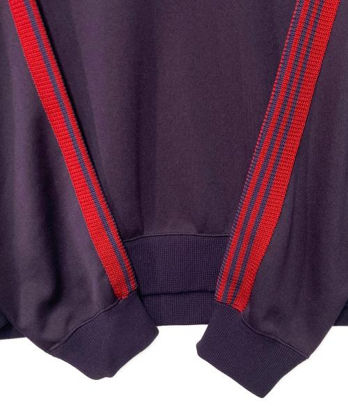 Needles（ニードルズ）Needles (ニードルズ) Track Crew Neck Shirt パープル×レッド サイズ:Mの古着・服飾アイテム