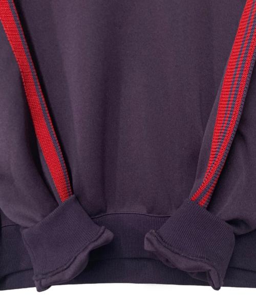Needles（ニードルズ）Needles (ニードルズ) Track Crew Neck Shirt パープル×レッド サイズ:Mの古着・服飾アイテム