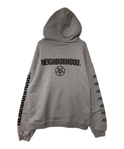 NEIGHBORHOOD（ネイバーフッド）NEIGHBORHOOD (ネイバーフッド) ANTHRAX (アンスラックス) パーカー グレー サイズ:Lの古着・服飾アイテム