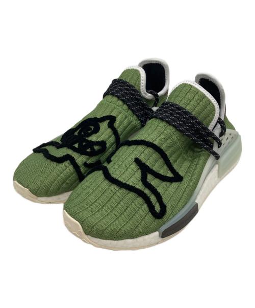 adidas（アディダス）adidas (アディダス) BILLIONAIRE BOYS CLUB (ビリオネアボーイズクラブ) MD HU グリーン サイズ:US9 / UK8 1/2 / 27cmの古着・服飾アイテム