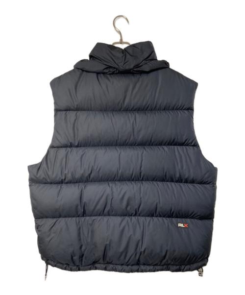 RLX RALPH LAUREN（アールエルエックスラルフローレン）RLX RALPH LAUREN (アールエルエックスラルフローレン) ナイロンダウンベスト ブラック サイズ:LLの古着・服飾アイテム