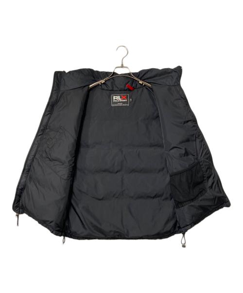 RLX RALPH LAUREN（アールエルエックスラルフローレン）RLX RALPH LAUREN (アールエルエックスラルフローレン) ナイロンダウンベスト ブラック サイズ:LLの古着・服飾アイテム