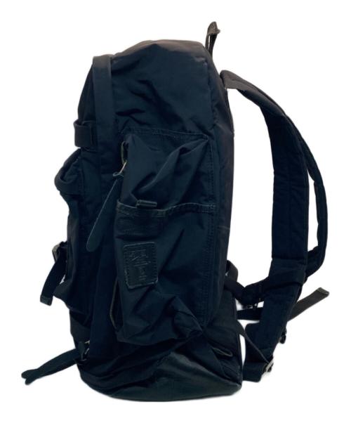 stussy（ステューシー）stussy (ステューシー) master-piece (マスターピース) バックパック ブラックの古着・服飾アイテム