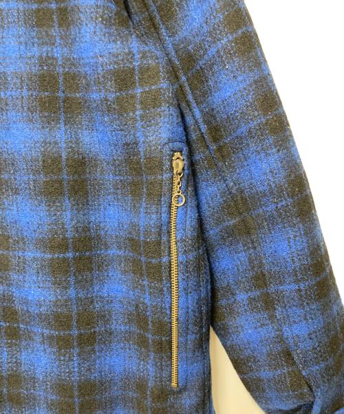 PENDLETON（ペンドルトン）PENDLETON (ペンドルトン) チェックウールジャケット ブルー×ブラック サイズ:Lの古着・服飾アイテム