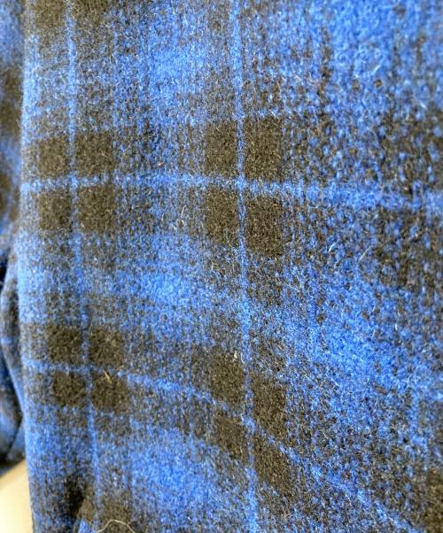 PENDLETON（ペンドルトン）PENDLETON (ペンドルトン) チェックウールジャケット ブルー×ブラック サイズ:Lの古着・服飾アイテム