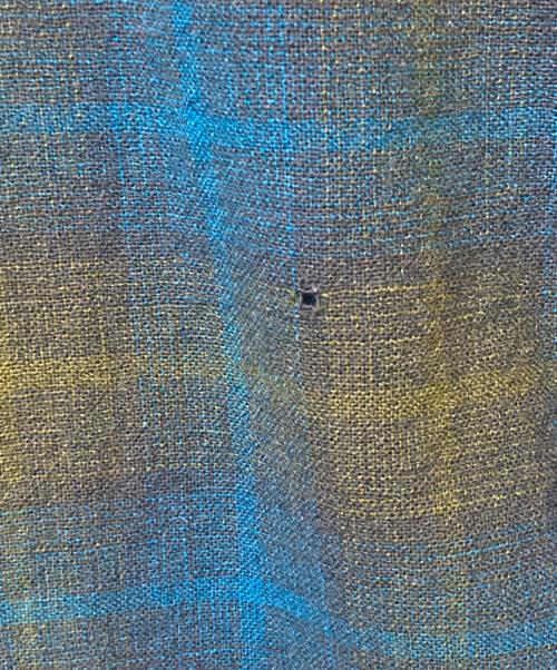 PENDLETON（ペンドルトン）PENDLETON (ペンドルトン) 50~60's チェックウールシャツ ブルー×イエロー サイズ:Mの古着・服飾アイテム