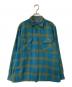 PENDLETON（ペンドルトン）の古着「50~60's チェックウールシャツ」｜ブルー×イエロー