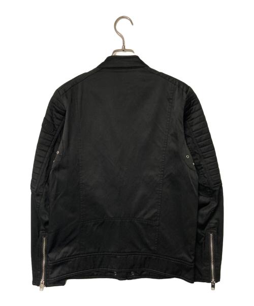DIESEL（ディーゼル）DIESEL (ディーゼル) ナイロンライダースジャケット ブラック サイズ:XSの古着・服飾アイテム