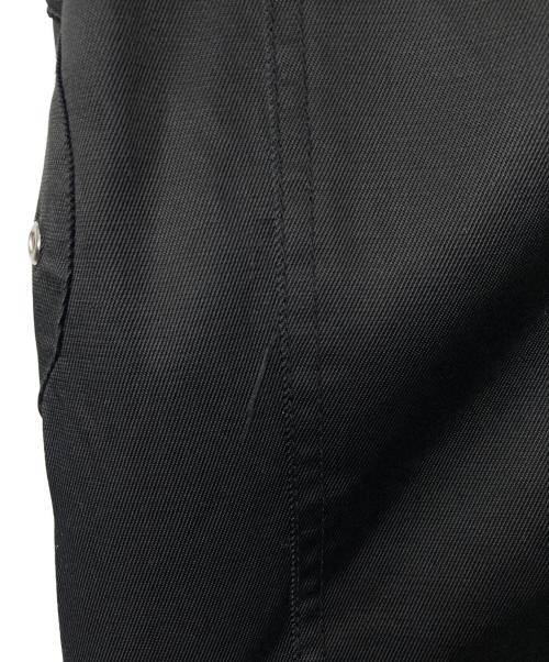 DIESEL（ディーゼル）DIESEL (ディーゼル) ナイロンライダースジャケット ブラック サイズ:XSの古着・服飾アイテム