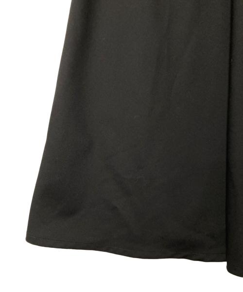 Y's（ワイズ）Y's (ワイズ) ベルテッドウールフレアスカート ブラック サイズ:38の古着・服飾アイテム