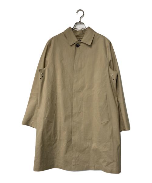 MACKINTOSH LONDON（マッキントッシュ ロンドン）MACKINTOSH LONDON (マッキントッシュ ロンドン) ライナー付ステンカラーコート ゴム引きコート ベージュ サイズ:42の古着・服飾アイテム
