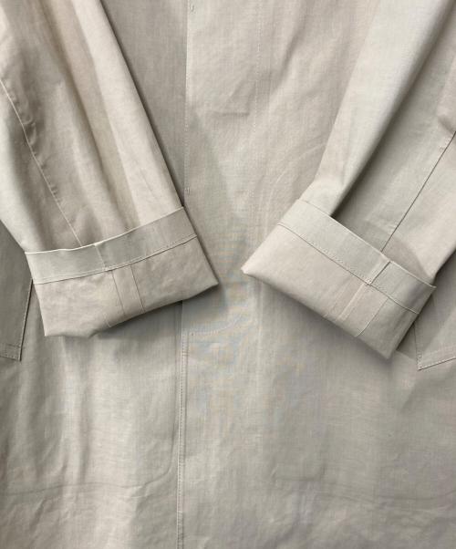 MACKINTOSH LONDON（マッキントッシュ ロンドン）MACKINTOSH LONDON (マッキントッシュ ロンドン) ライナー付ステンカラーコート ゴム引きコート ベージュ サイズ:42の古着・服飾アイテム