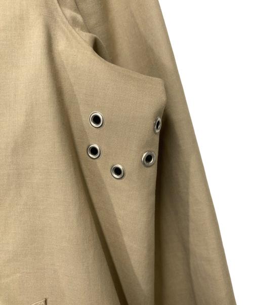 MACKINTOSH LONDON（マッキントッシュ ロンドン）MACKINTOSH LONDON (マッキントッシュ ロンドン) ライナー付ステンカラーコート ゴム引きコート ベージュ サイズ:42の古着・服飾アイテム