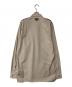 PRADA (プラダ) 三角ワッペンエポレットシャツ ベージュ サイズ:42：14000円
