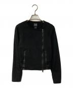 ARMANI EXCHANGEアルマーニ エクスチェンジ）の古着「ライダースジャケット」｜ブラック